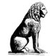 Мраморный лев с рунической надписью